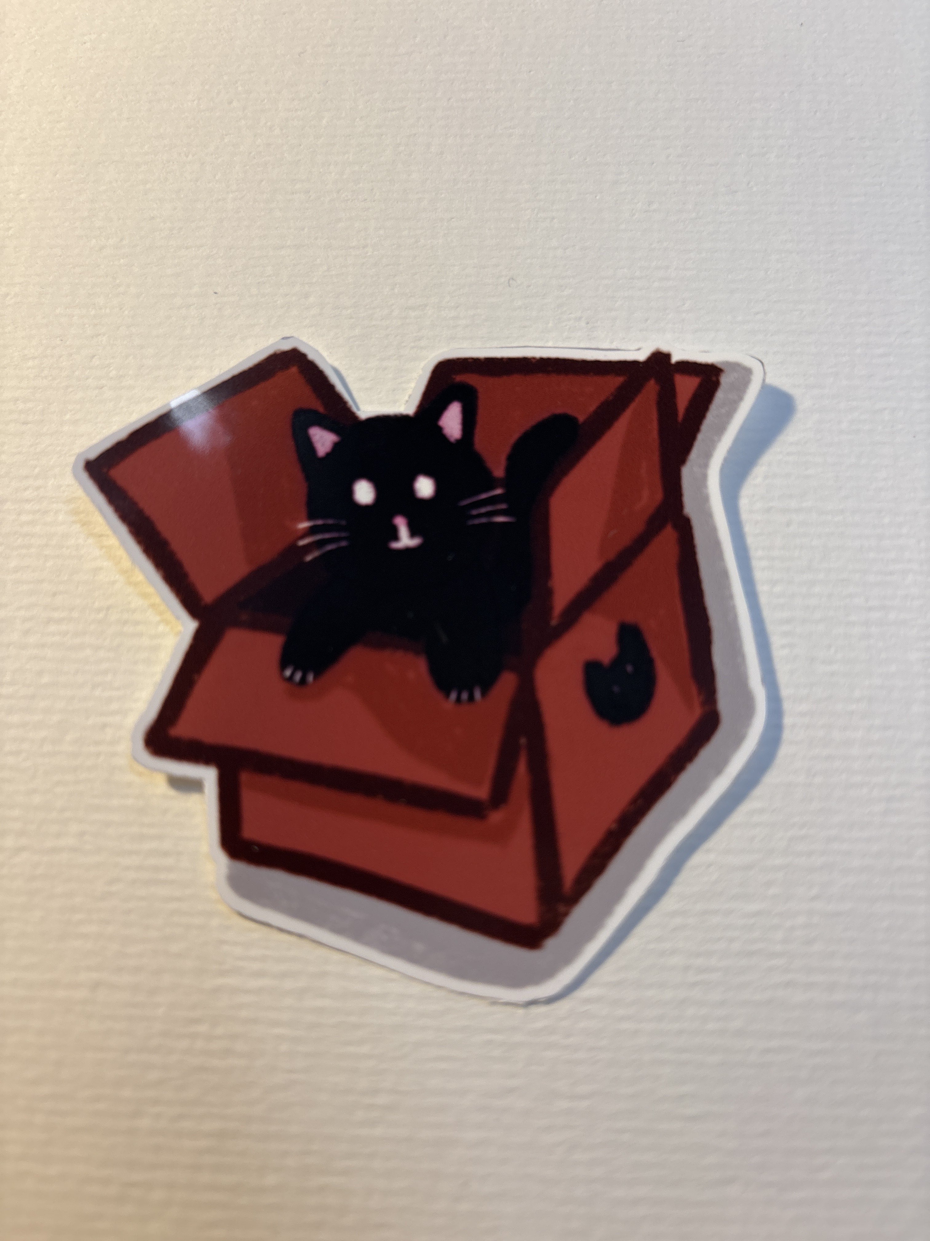 Cat-in-a-box Die Cut image 1