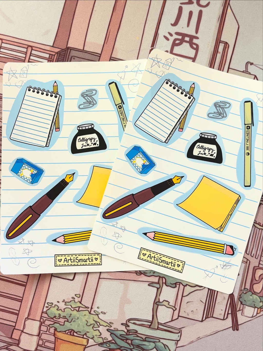 Stationery Favourites Sticker Sheet image 1