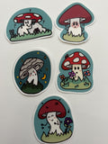 Mood Shrooms Mini Vinyl Sticker Pack image 0