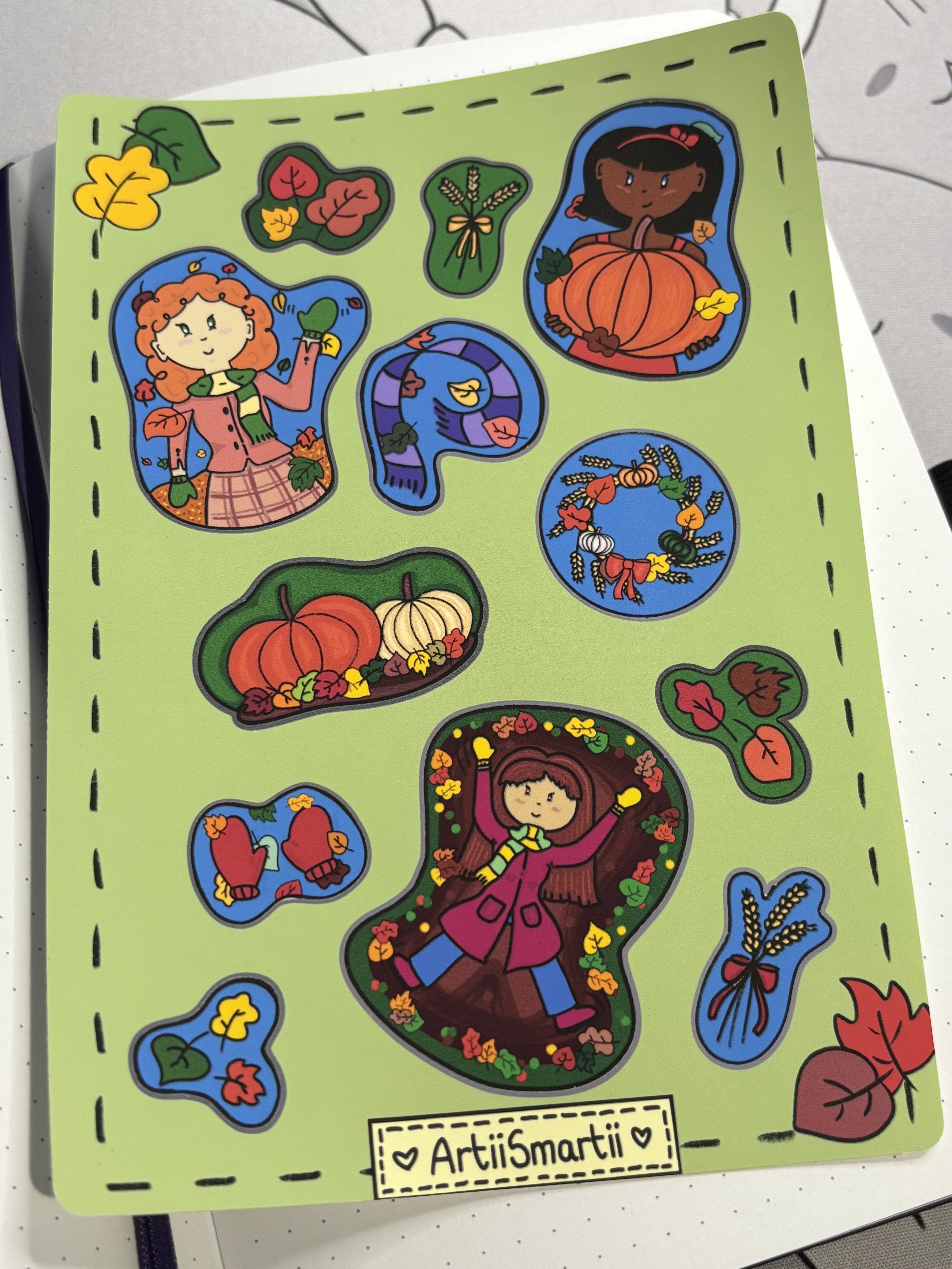 Autumn Fun Sticker Sheet image 0