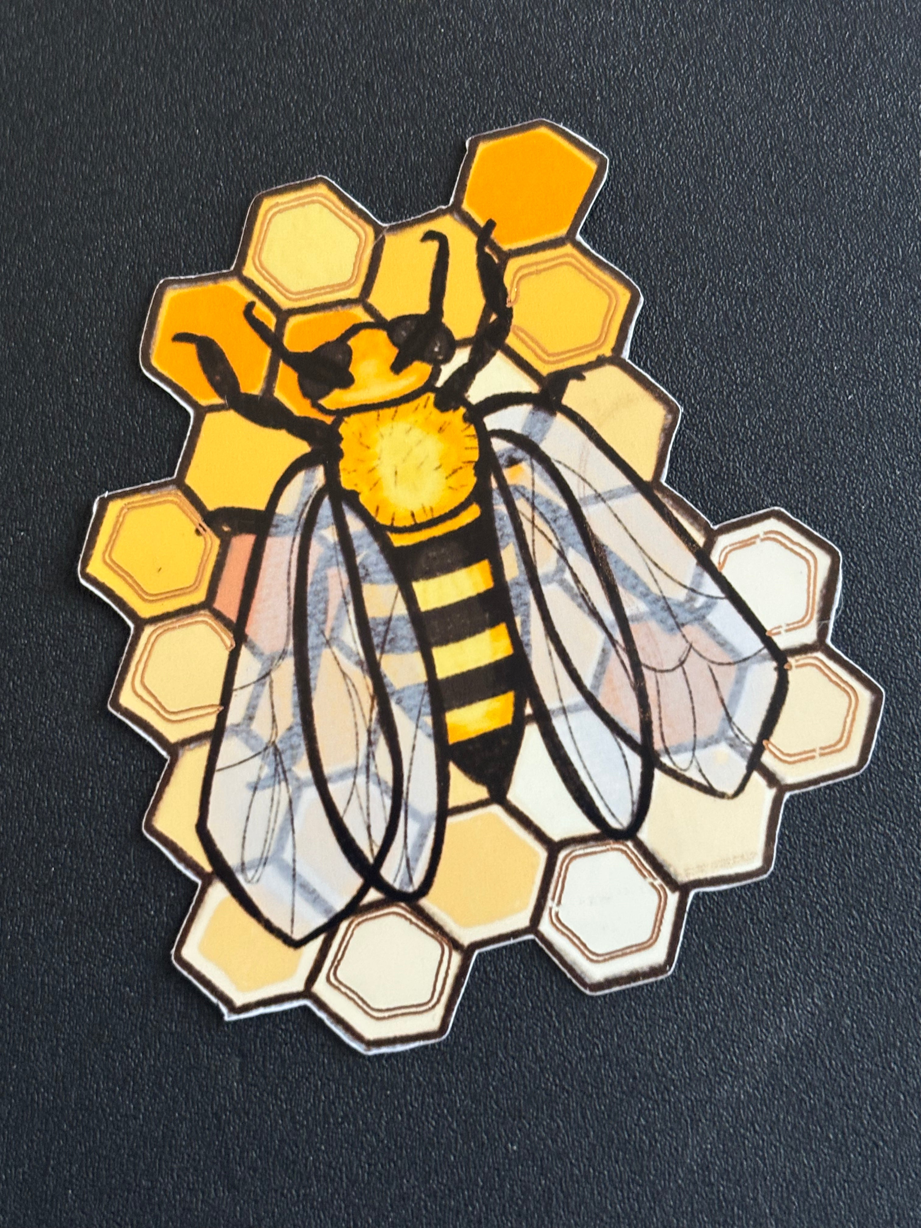 Honey Bee Foiled Die Cut