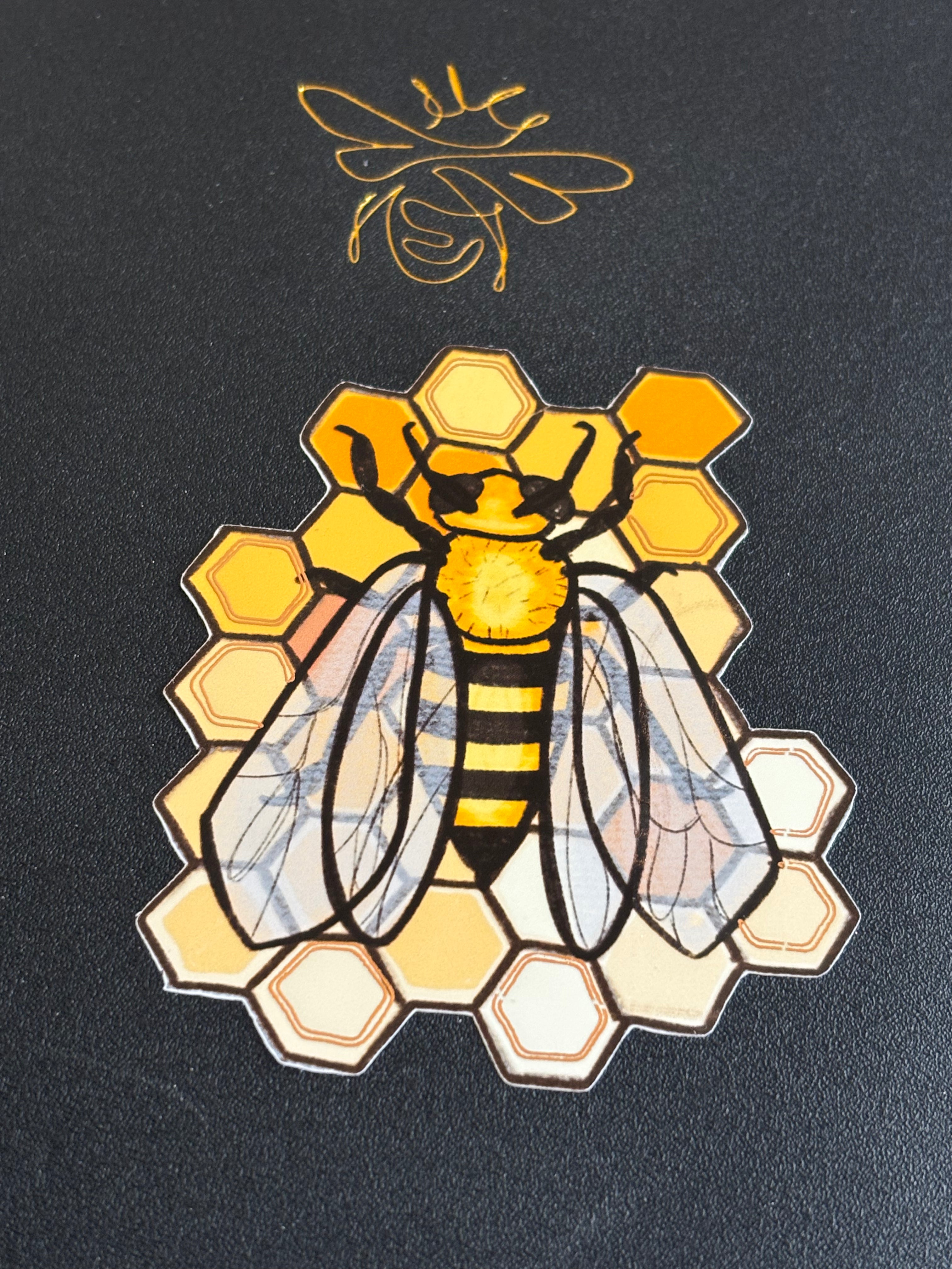Honey Bee Foiled Die Cut