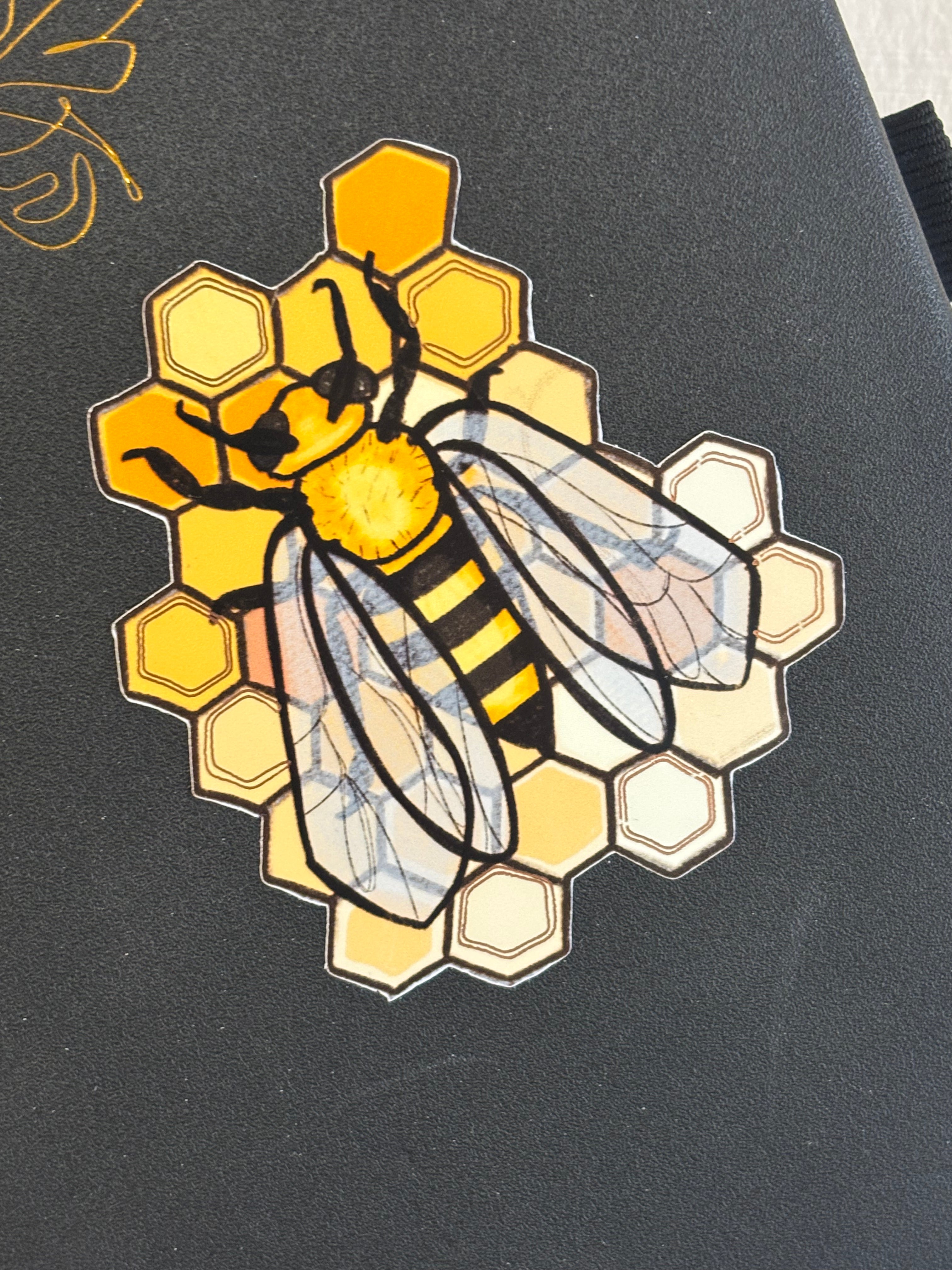 Honey Bee Foiled Die Cut