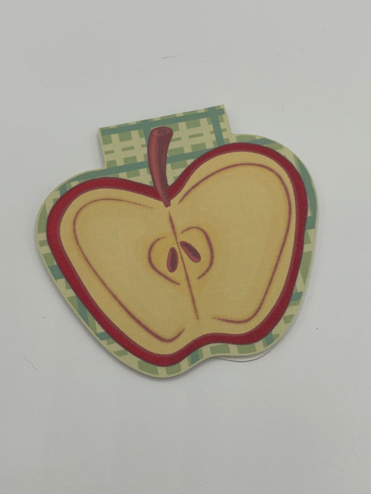 Apple Magnetic Bookmark | Linen or Holographic