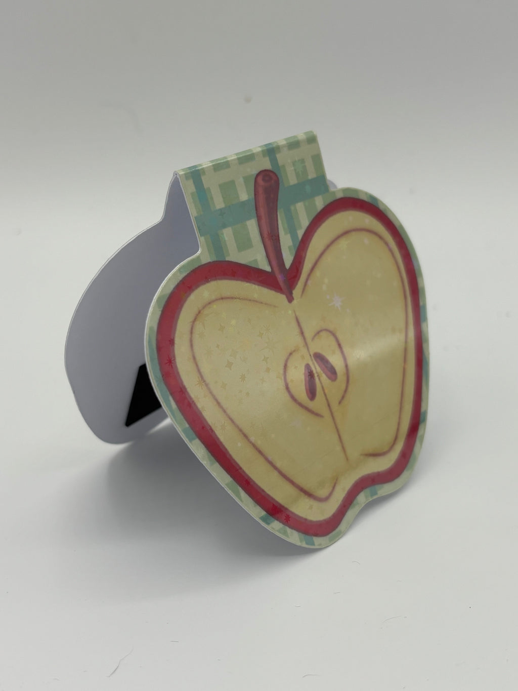 Apple Magnetic Bookmark | Linen or Holographic