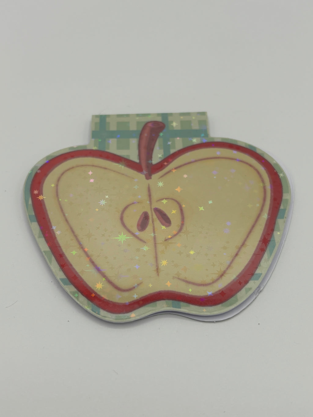 Apple Magnetic Bookmark | Linen or Holographic