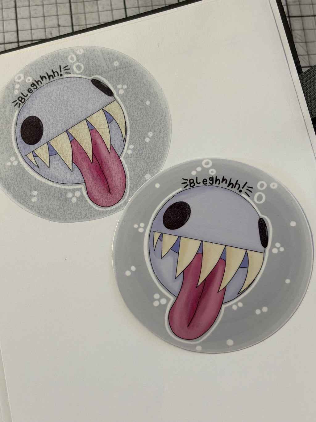 Bubble TADC Die Cut Holographic or Clear Die Cut