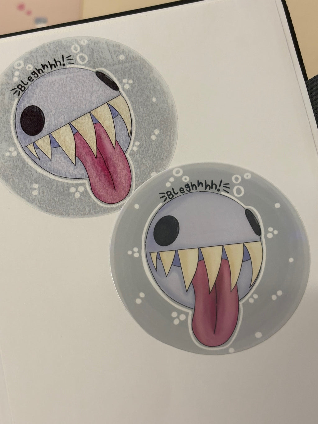 Bubble TADC Die Cut Holographic or Clear Die Cut