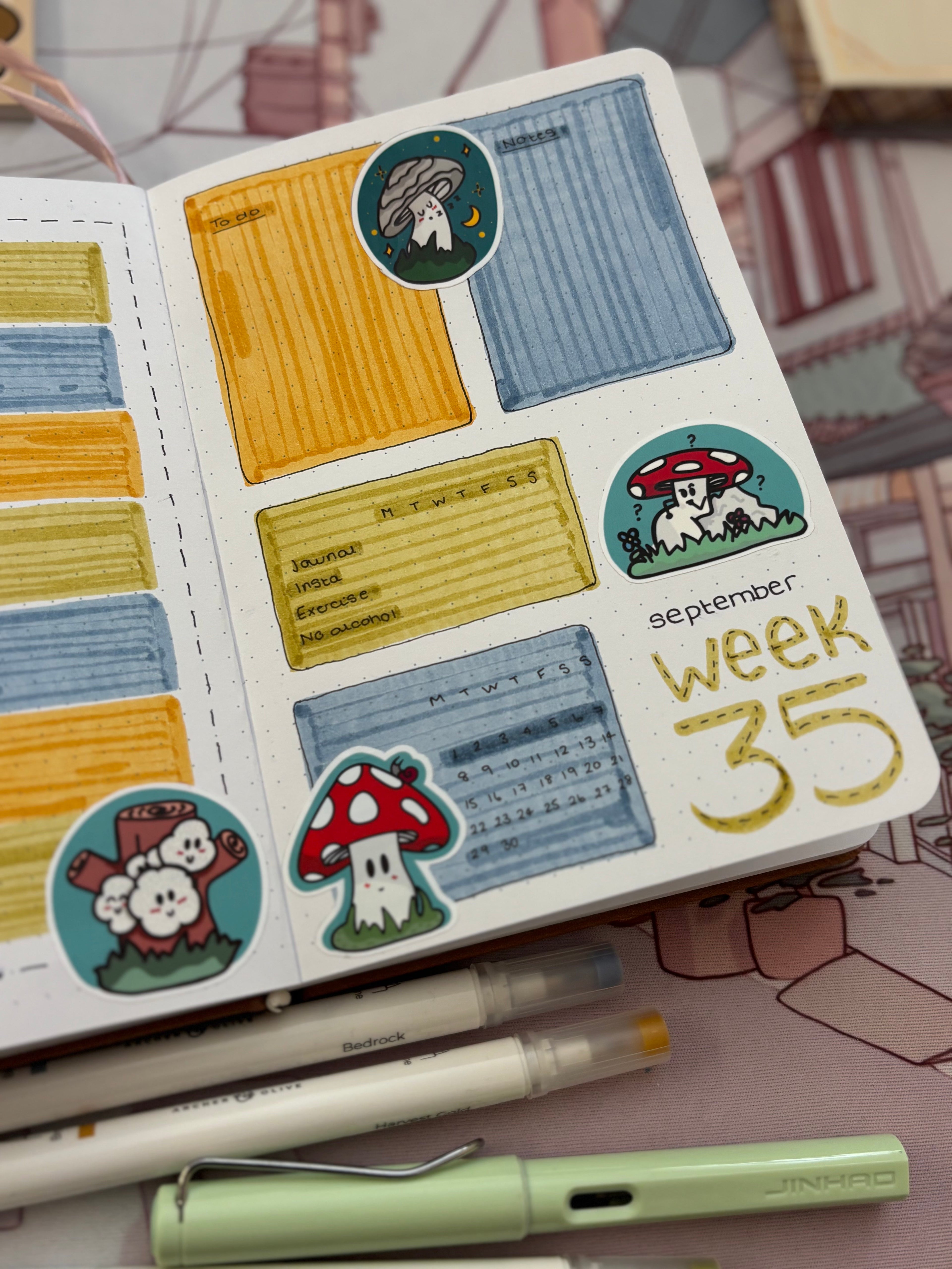 Mood Shrooms Mini Vinyl Sticker Pack image 4