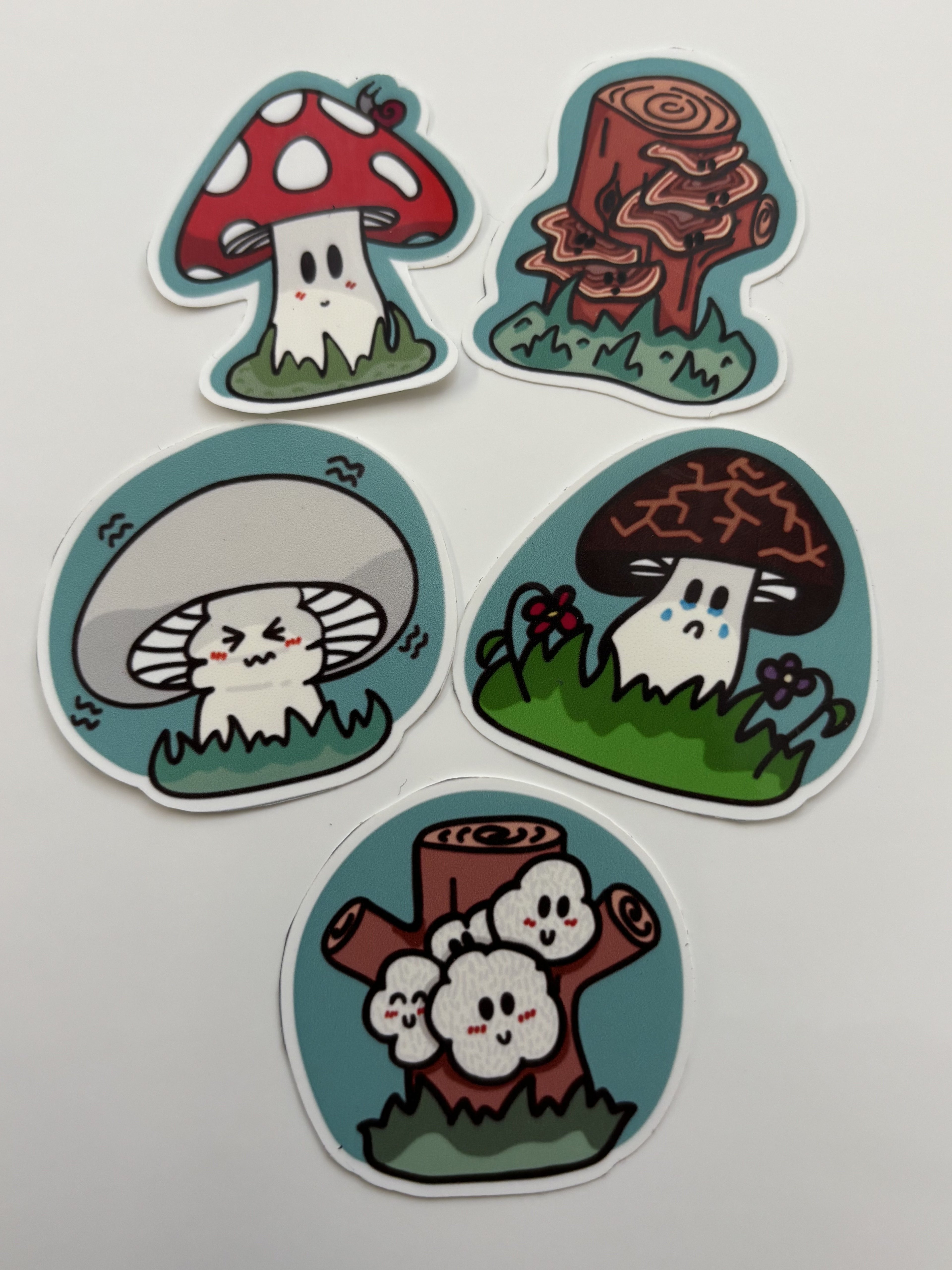 Mood Shrooms Mini Vinyl Sticker Pack image 1