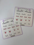 Clear Ditto Faces Sticker Sheet