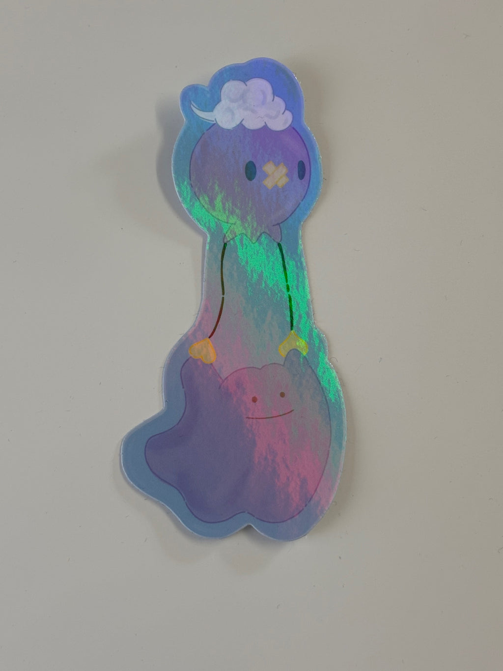 Driftloon and Ditto Holographic Die Cut
