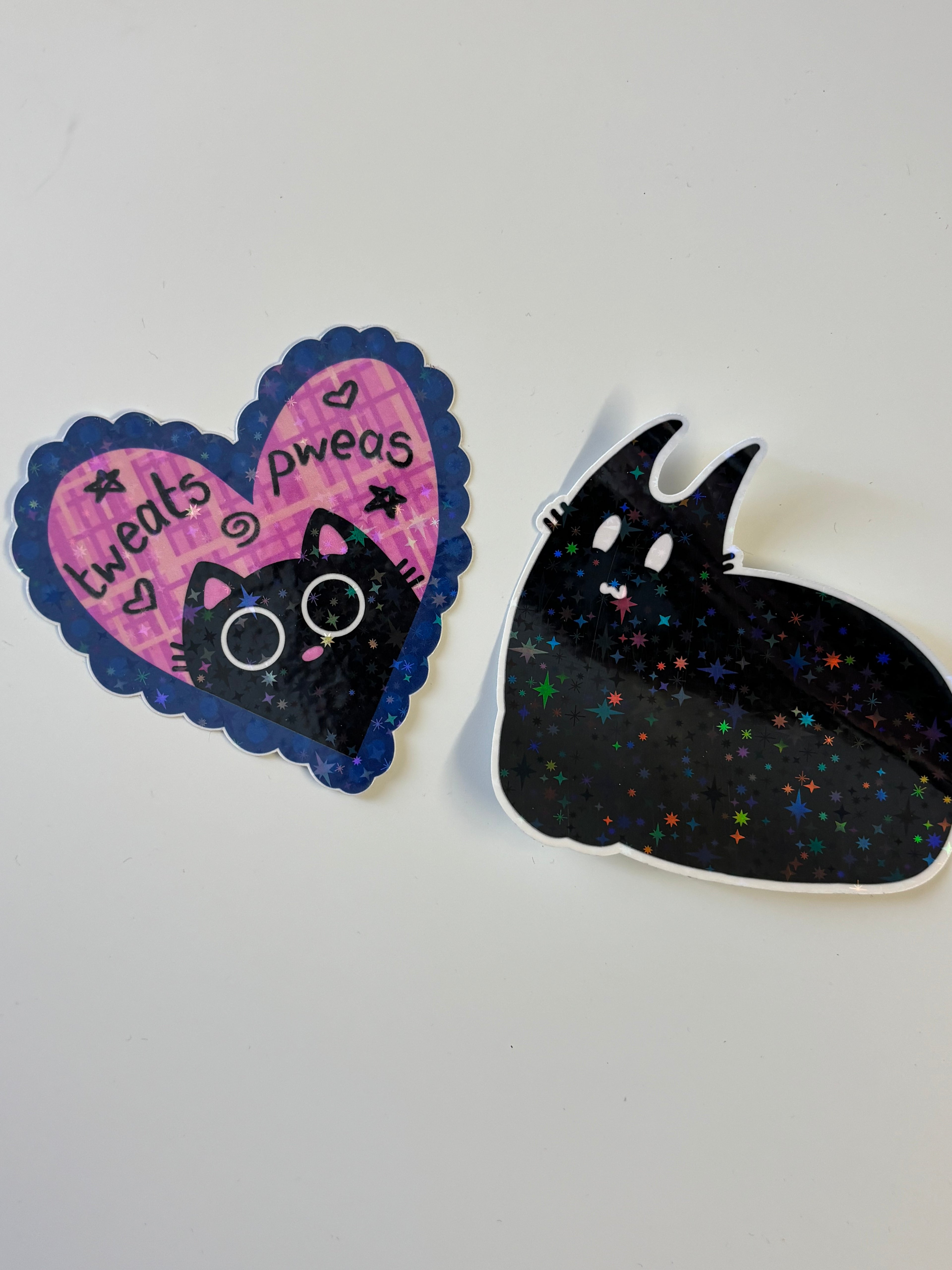 Black Cat 'Peppy' Journalling/Stationery Pack (Sticker, Memo, Washi and Die Cut Set 6pc)