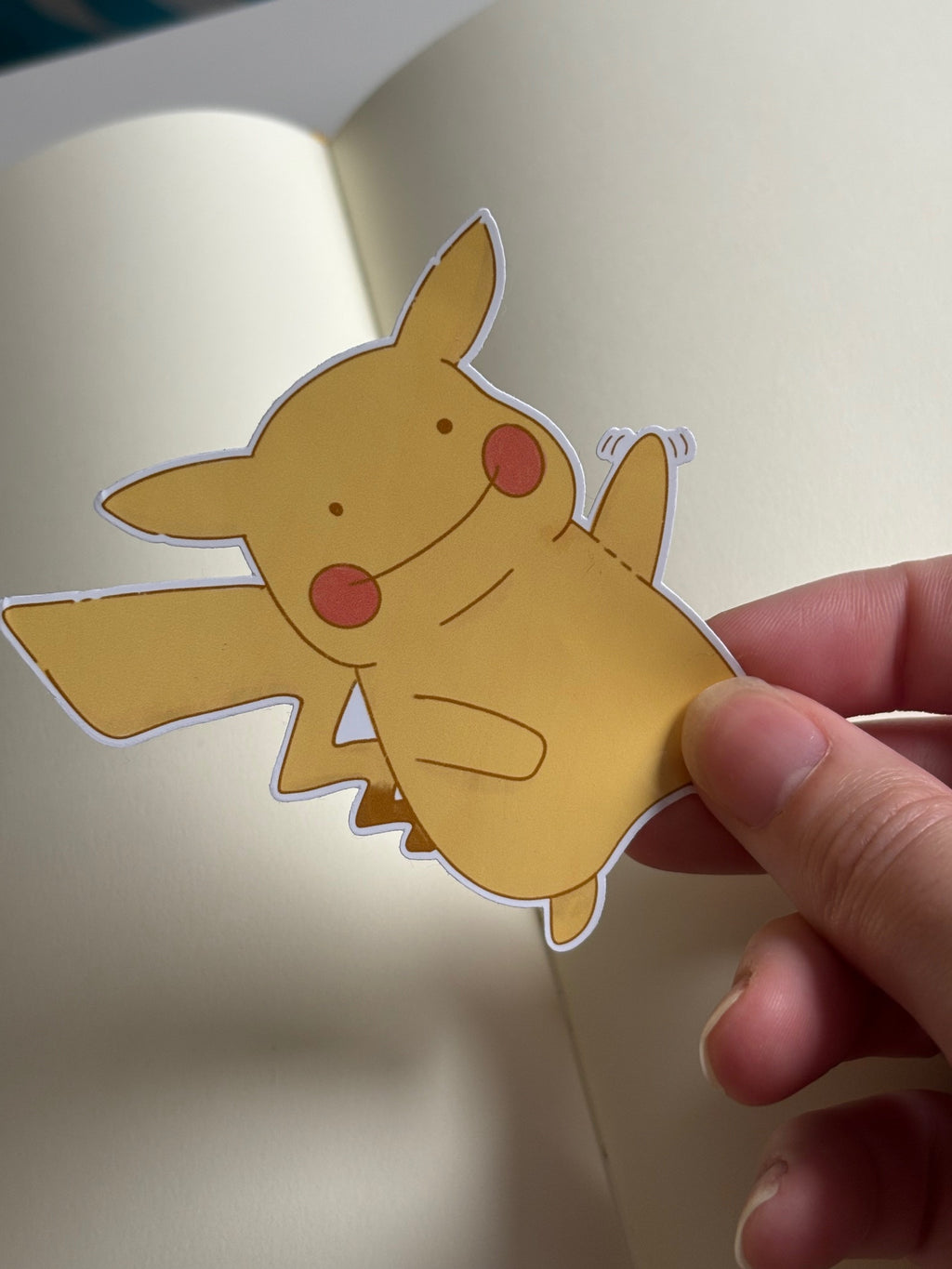 Pikaditto (Pikachu/Ditto) Gloss Vinyl Die Cut Sticker