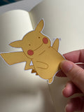 Pikaditto (Pikachu/Ditto) Gloss Vinyl Die Cut Sticker