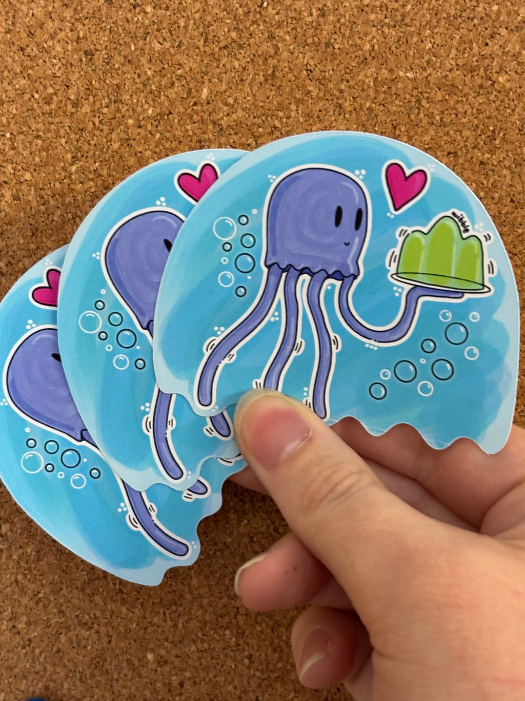 Jelly Love Gloss Die Cut Sticker