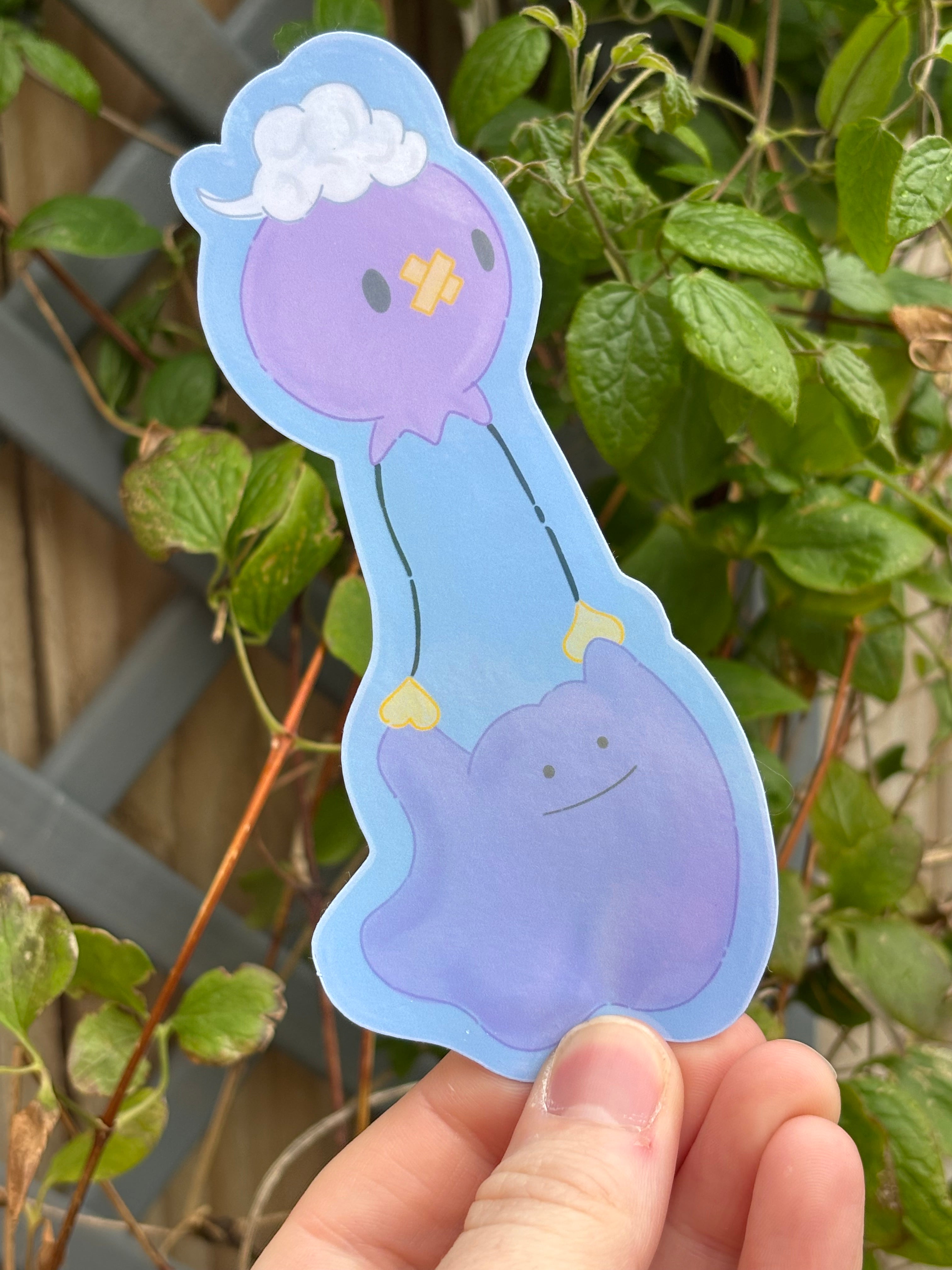 Driftloon and Ditto Holographic Die Cut