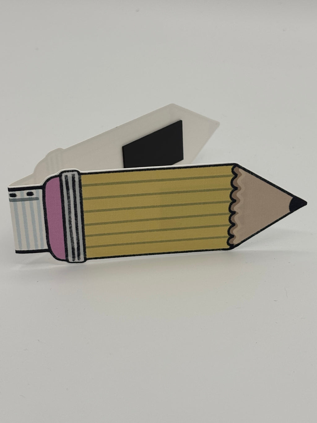 Pencil Magnetic Bookmark | Holographic or Linen