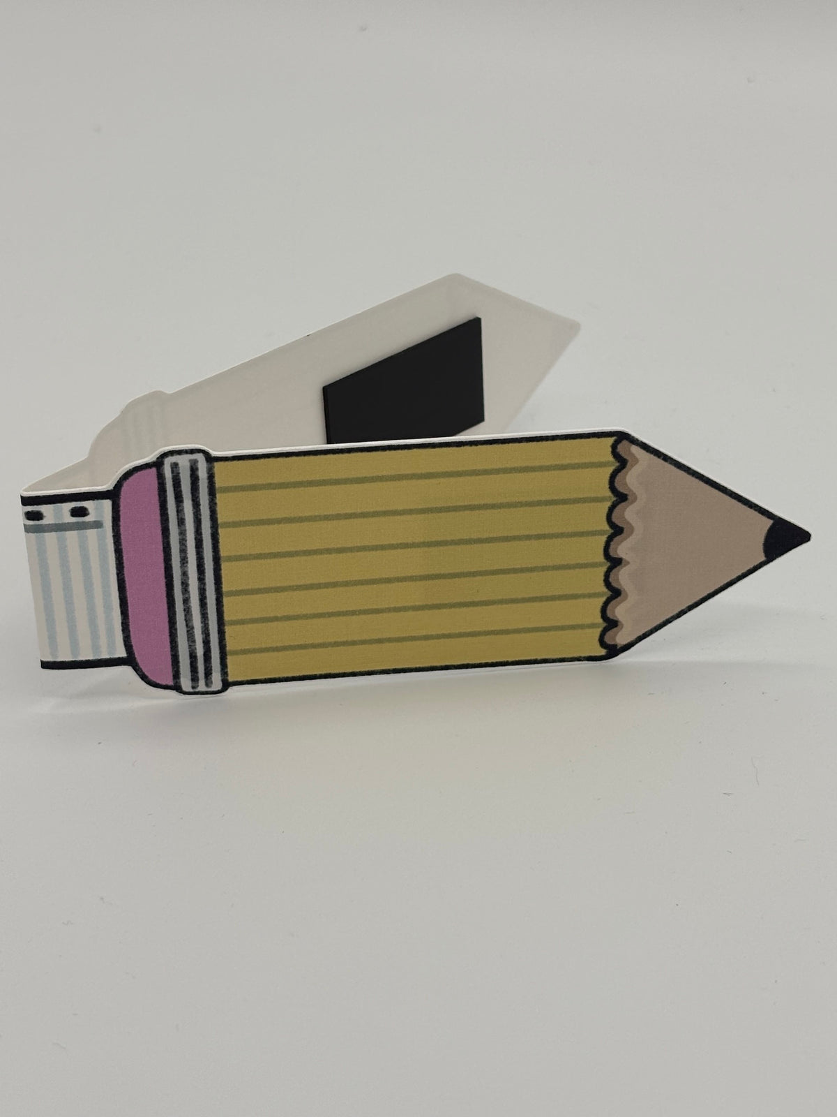 Pencil Magnetic Bookmark | Holographic or Linen