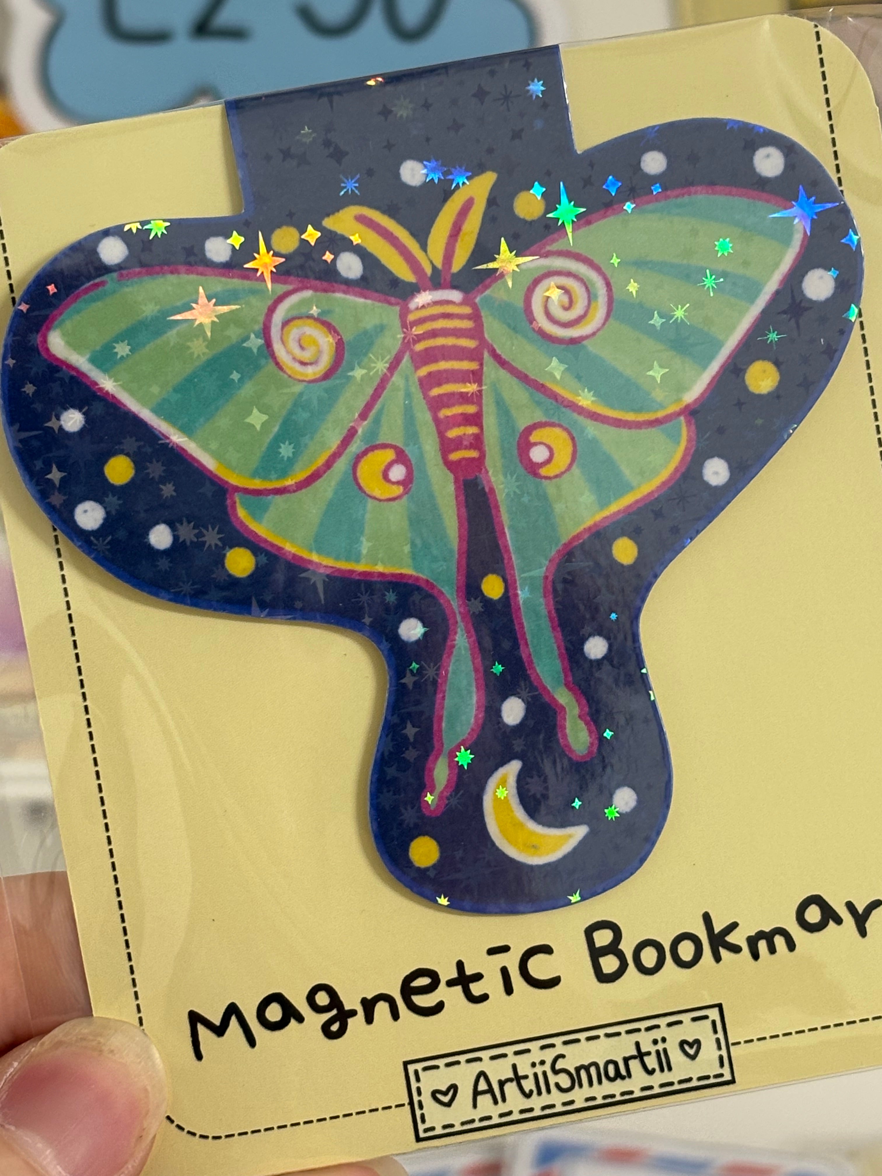 Luna Moth Magnetic Bookmark