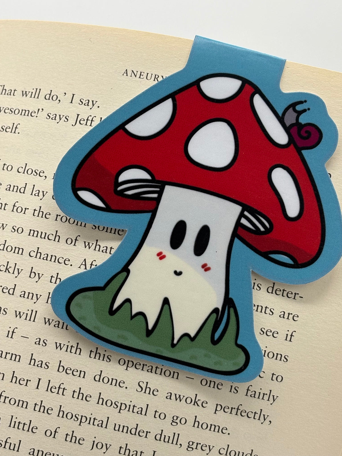 Mushroom Magnetic Bookmark