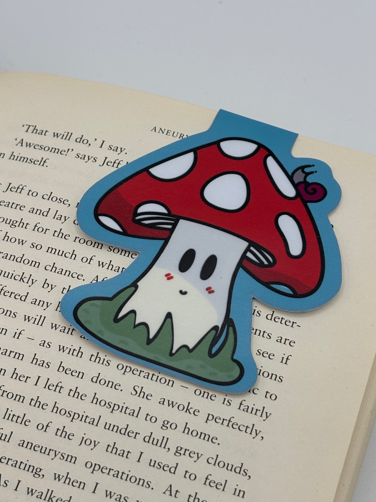 Mushroom Magnetic Bookmark