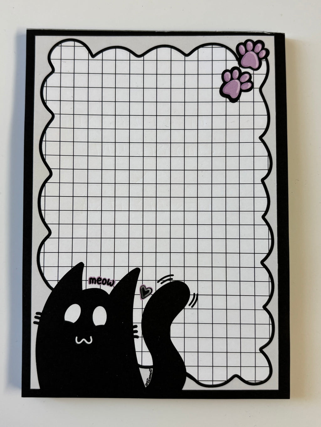 Black Cat 'Peppy' Journalling/Stationery Pack (Sticker, Memo, Washi and Die Cut Set 6pc)