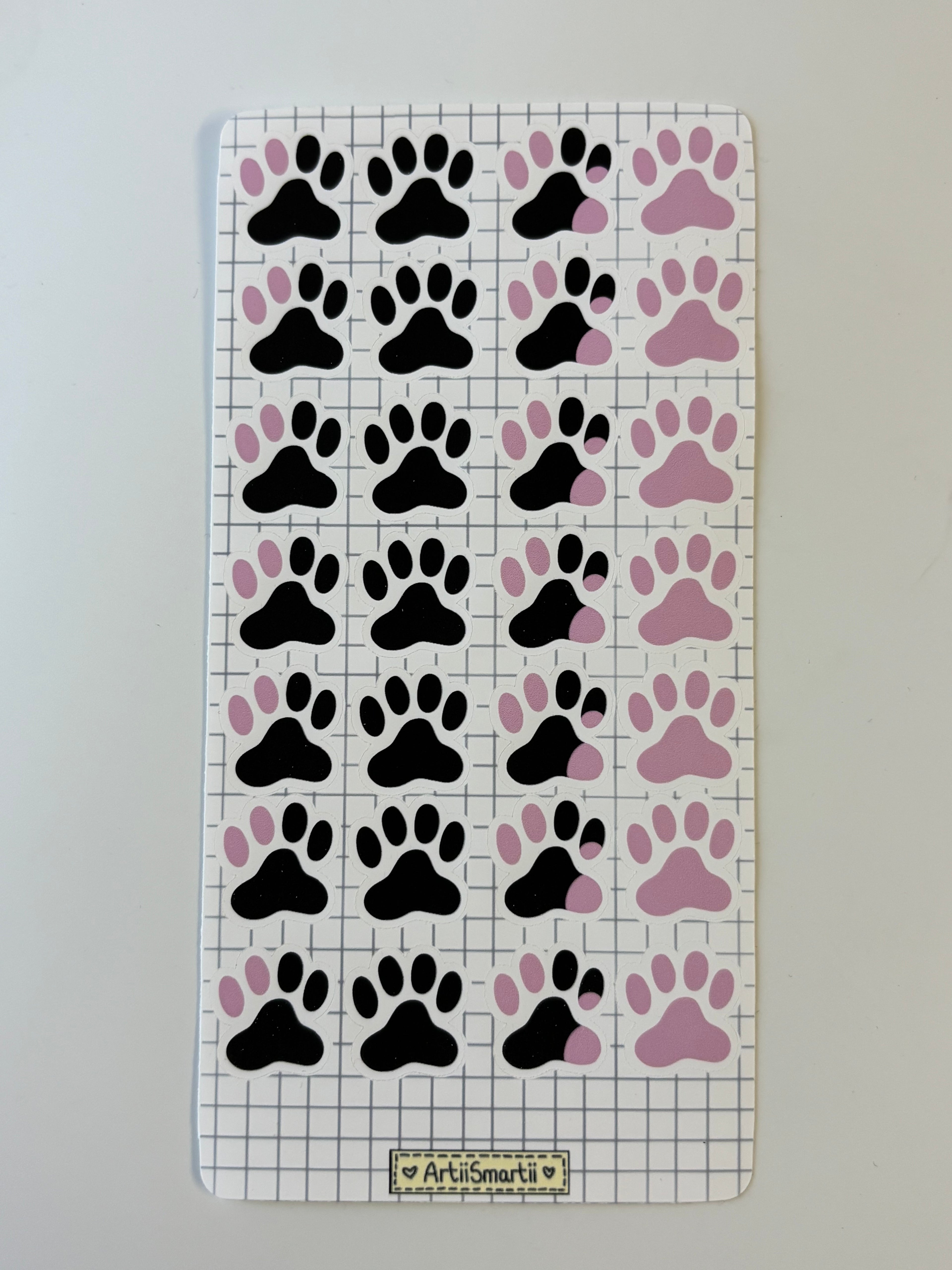 Black Cat 'Peppy' Journalling/Stationery Pack (Sticker, Memo, Washi and Die Cut Set 6pc)