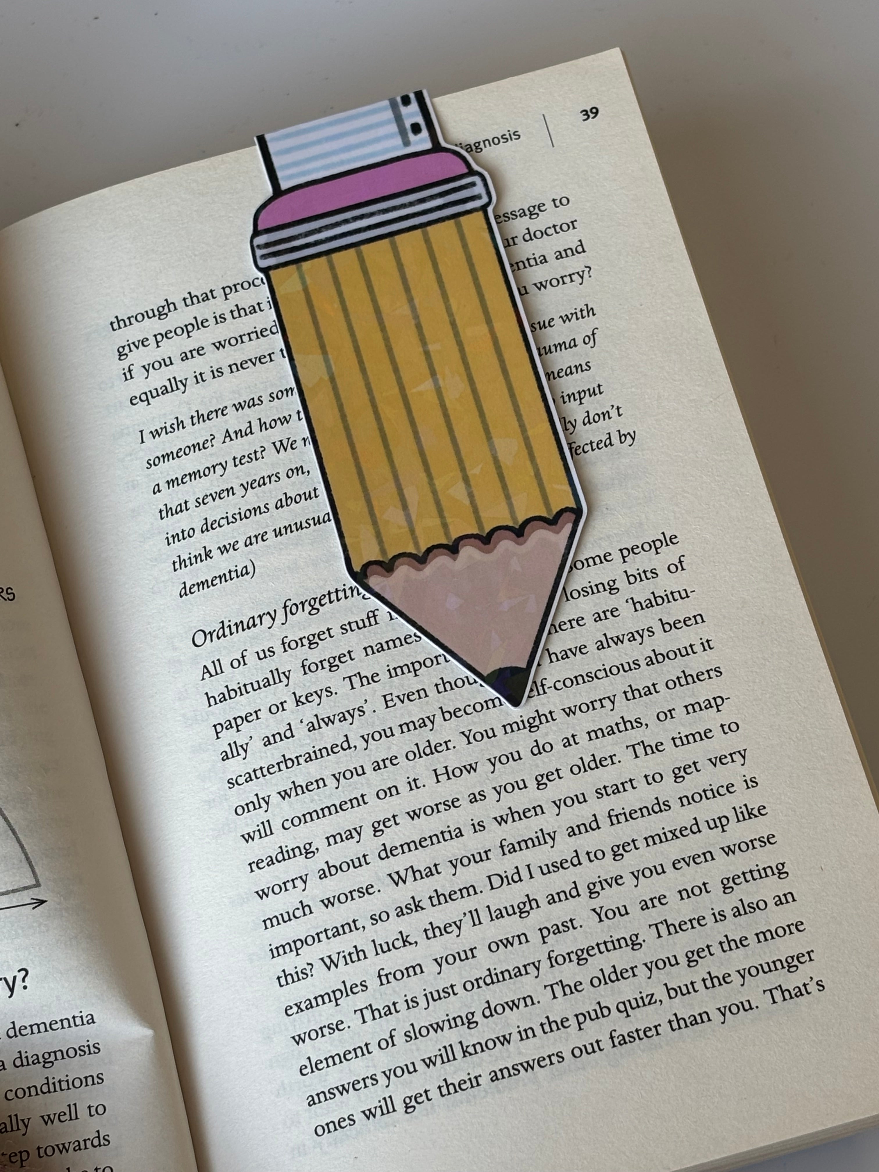 Pencil Magnetic Bookmark